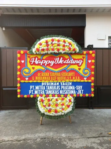 Papan Bunga Pernikahan kenanga