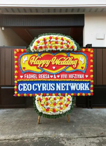 Papan Bunga Pernikahan kenanga