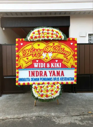 Papan Bunga Pernikahan kenanga